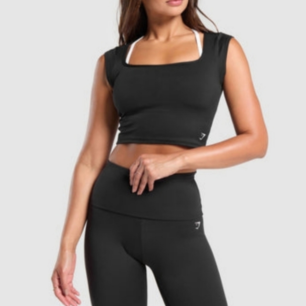 Gymshark Everyday Cap Sleeve Crop Top